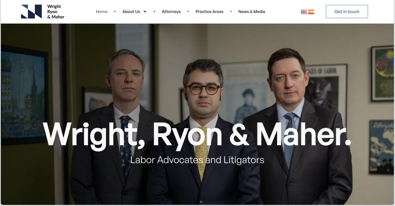 Wright, Ryon & Maher website homepage (opens wrightryon.com)